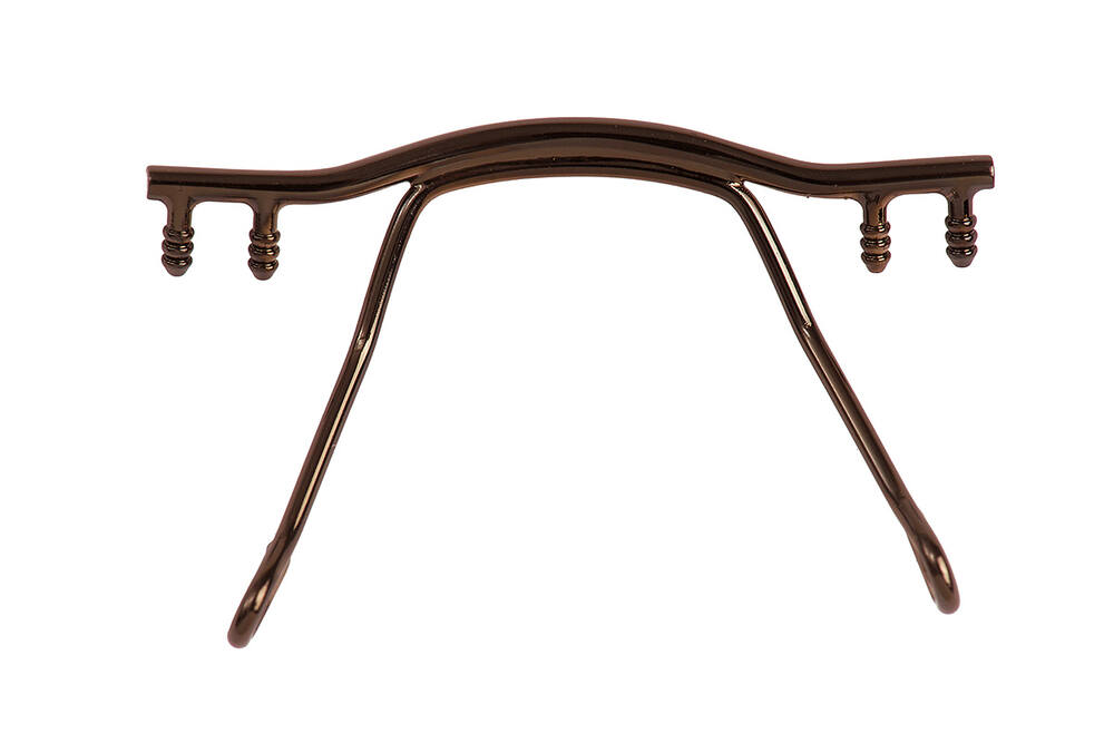 105505 - nosník pro brýle, na hmoždinky, hnědý, 1 ks