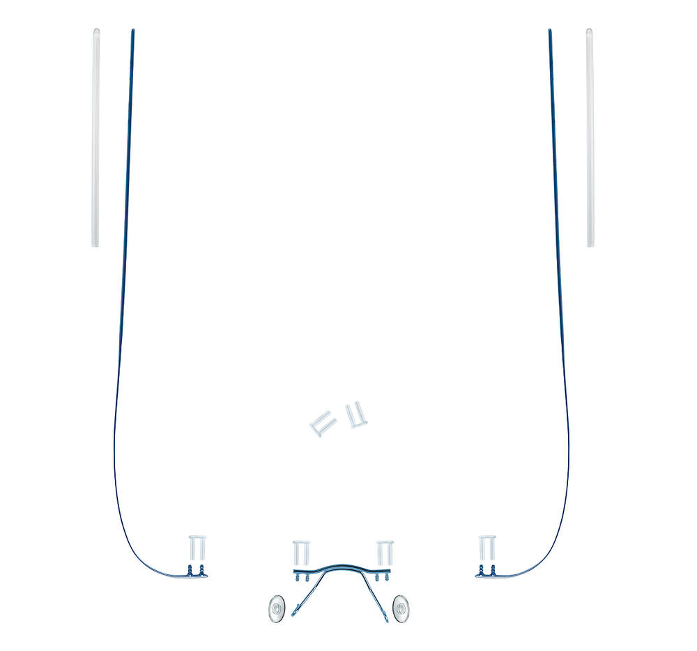 105904 - kompletní stavebnice brýlí - stranice Monoblock, barva modrá