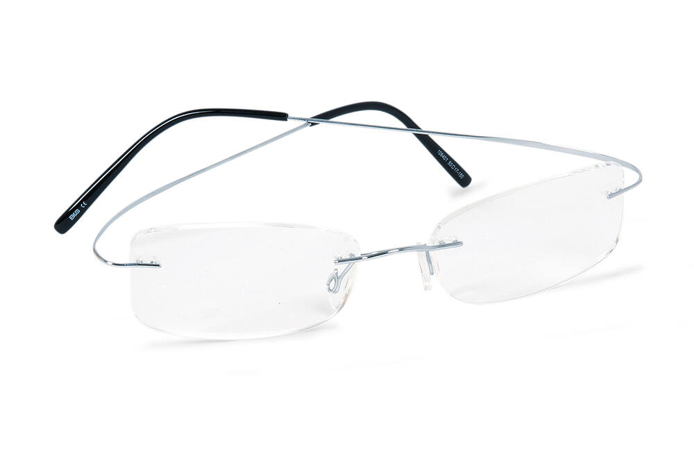 106401 - kompletní stavebnice brýlí - beta titan, stranice Monoblock, barva stříbrná