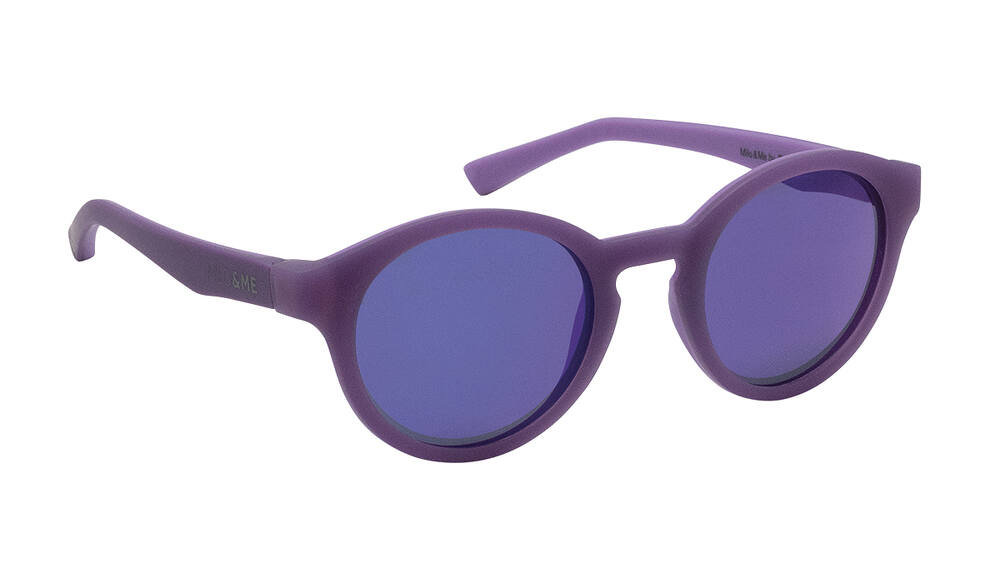 1304152 - MILO & ME Sun - Lou, sluneční brýle polarizační, zrcadlové, vel. 43-20 mm, barva 07, tmavě fialová/lila