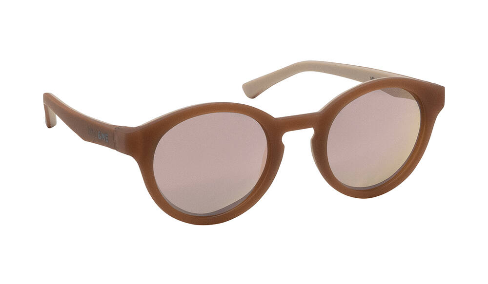 1304154 - MILO & ME Sun - Lou, sluneční brýle polarizační, zrcadlové, vel. 45-21 mm, barva 73, terakotová/tělová
