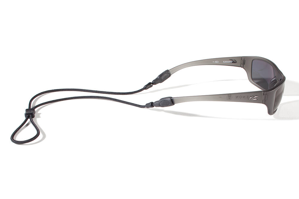 1308261 - Croakies - Terra System, šňůrka se stahovacím jezdcem, černá, made in USA, 1 ks