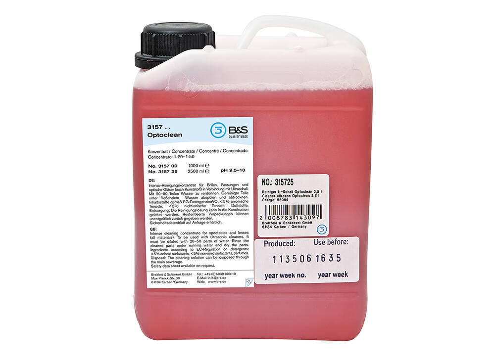 315725 - OPTOCLEAN - čistící koncentrát do ultrazvuků  2,5 l