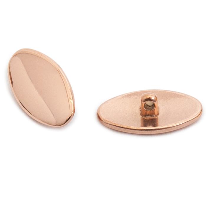 020421 - antialergická  titanová sedýlka - šroubek, rose gold, leštěná, 13 mm, 4 ks