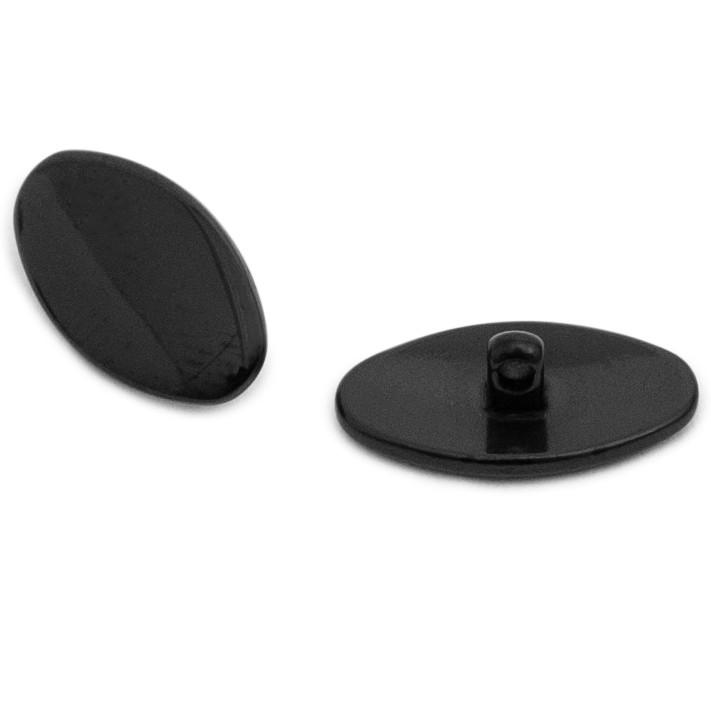 020431 - antialergická  titanová sedýlka - šroubek, černá, leštěná, 13 mm, 4 ks