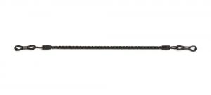 055200 - spirálová silikonová šňůrka, černá, top kvalita  3 ks