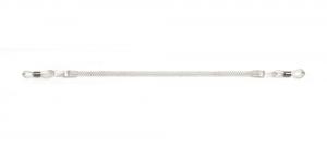 055204 - spirálová silikonová šňůrka, transparentní, top kvalita  3 ks