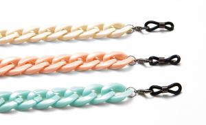 055550 - akrylový řetízek na brýle, mix barev  6 ks