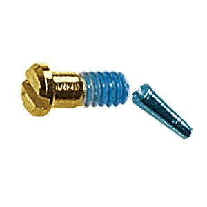081911TL - šroubky M 1,4 / 4,0 / 2,0 mm  ocel zlatá lámací, se zajištěním  50 ks