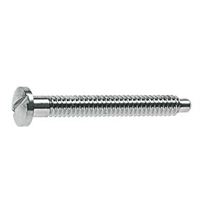 084100 - šroubky M 1,4 / 12,0 / 2,5 mm  nové stříbro 100 ks