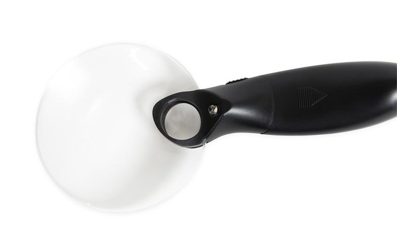 1201511 - lupa s LED osvětlením, 89 mm, zvětšení 3x/5x