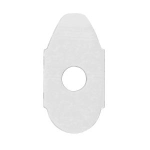 250617 - samolepky k broušení čoček pro bloky Nidek 31 x 17 mm,  1000 ks