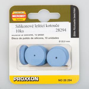 Proxxon - leštící silikonové kotoučky se stopkou  10 ks