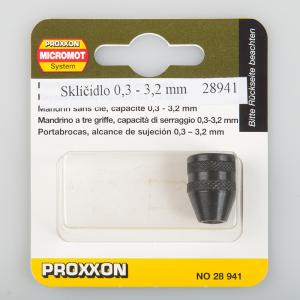 Proxxon - 3-čelisťové sklíčidlo MICROMOT  0,5 - 3,2 mm