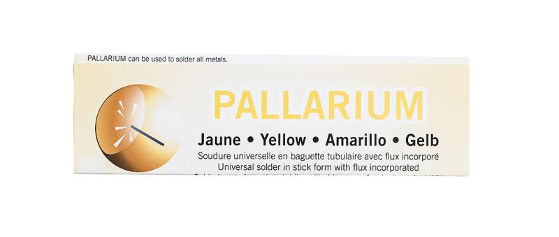 302301 - letovací stříbro Pallarium - zlaté, 20 karátů  12 trubiček