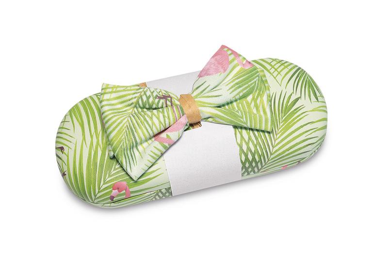 533009 - Fashion Line - pouzdro na brýle s utěrkou, Plameňák, 1 ks