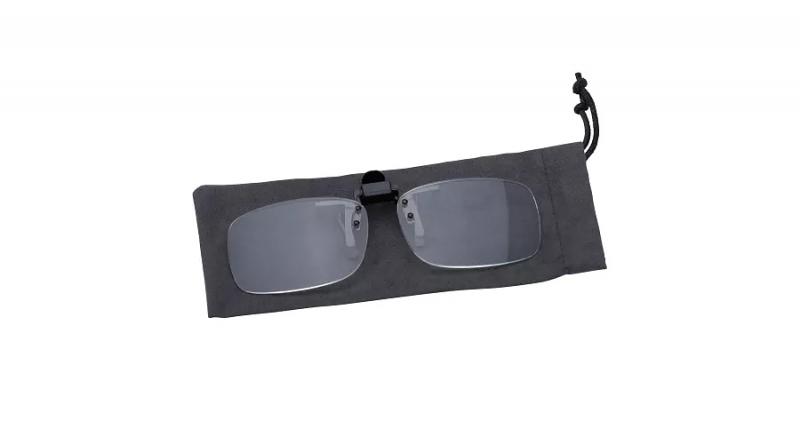 744803 - odklopný dioptrický klip +2,50 dpt., 59 x 38 mm, s pouzdrem