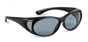 896200 - sluneční brýle přes brýle, vel. 61x39 mm, černé, oválný tvar