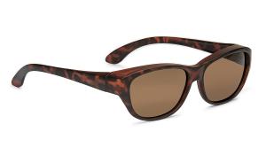 896801 - sluneční brýle přes brýle, vel. 61x41 mm, havanna