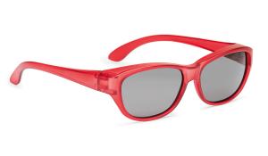 896802 - sluneční brýle přes brýle, vel. 61x41 mm, červené