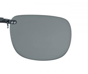 932621 - polarizační klip 56 x 46 mm, šedý, pro kovové obruby  1 ks