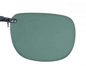 932632 - polarizační klip 62 x 52 mm, zelený, pro kovové obruby  1 ks