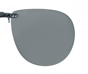 932641 - polarizační klip 62 x 54 mm, šedý, pro kovové obruby  1 ks
