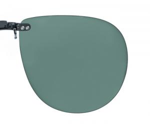 932642 - polarizační klip 62 x 54 mm, zelený, pro kovové obruby  1 ks