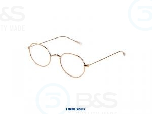  Čtecí brýle - LENNARD, kovové, zlaté