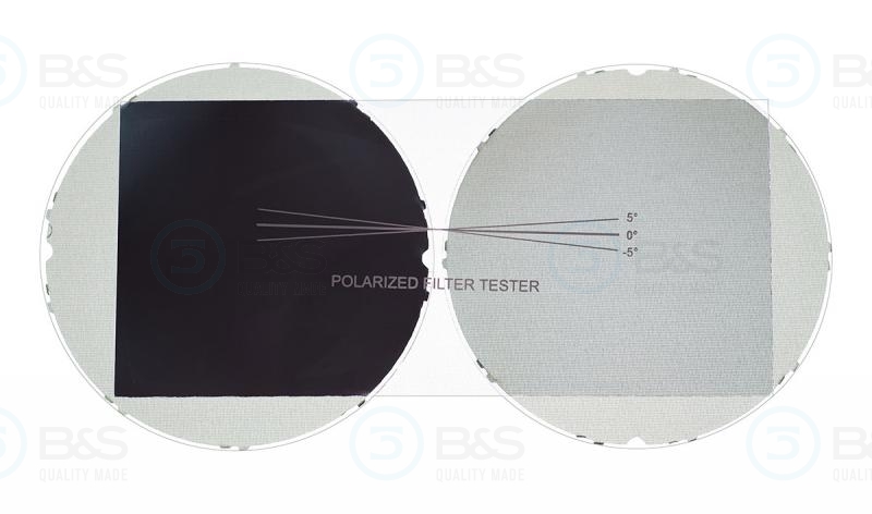  polarizační test - filtr pro kontrolu zábrusu čoček