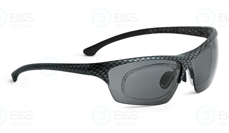  Leader Trail sportovní brýle s předsádkou a výměnnými zorníky, černý karbon