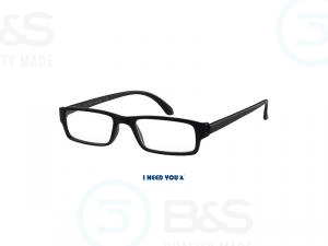  Čtecí brýle - ACTION, plastové, černé matné