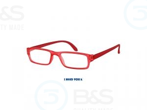  Čtecí brýle - ACTION, plastové, červené matné