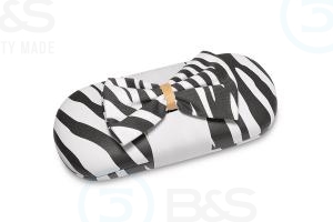  Fashion Line - pouzdro na brýle s utěrkou, Zebra, 1 ks
