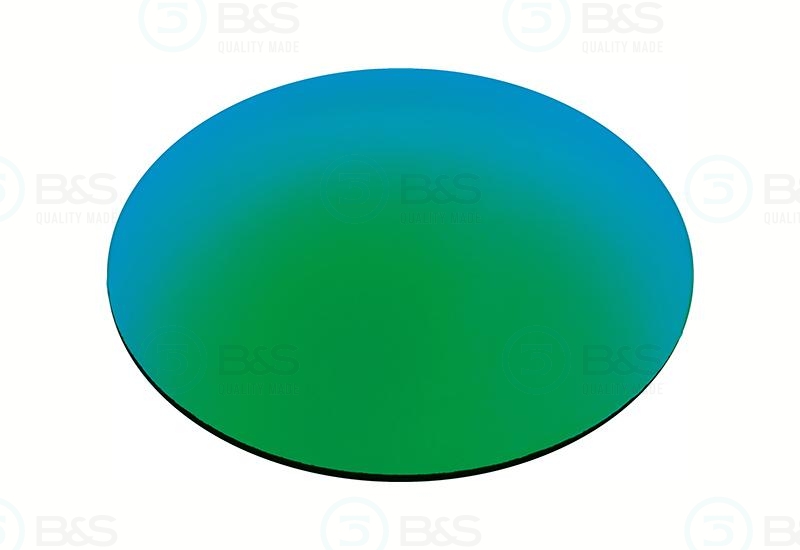 804340 - oka CR-39, B6, zrcadlov-zelen, ed 85-90%, 2 ks