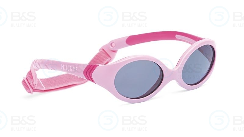  MILO & ME Sun - Conny, dětské sluneční brýle, vel. 40-15 mm, růžové