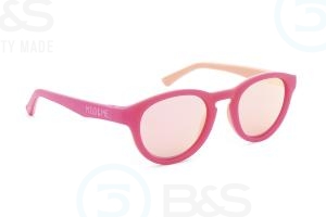  MILO & ME Sun - Chris, dětské sluneční brýle polarizační, zrcadlové, vel. 44-19 mm, barva růžová / b