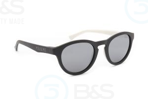  MILO & ME Sun - Chris, dětské sluneční brýle polarizační, zrcadlové, vel. 46-20 mm, barva černá / bí
