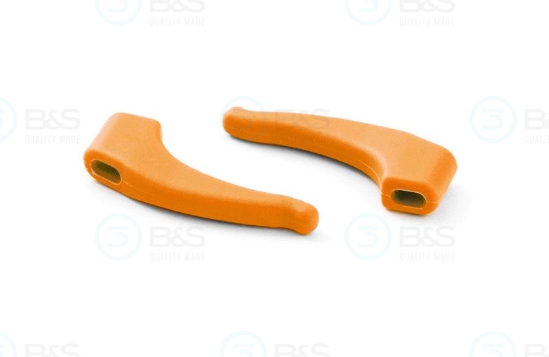  1206769 - MILO & ME - silikonové koncovky proti sesouvání brýlí - MEGALOCK,  oranžové  10 ks