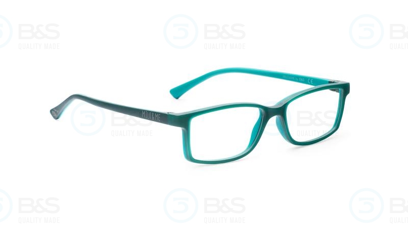  1206855 - MILO & ME 1 - Harper, dětské brýle vel. 45-14 mm, barva tmavě zelená / světle zelená