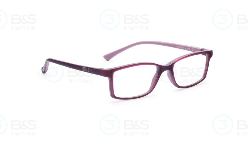  MILO & ME 1 - Harper, dětské brýle vel. 47-15 mm, barva švestková / světle šeříková
