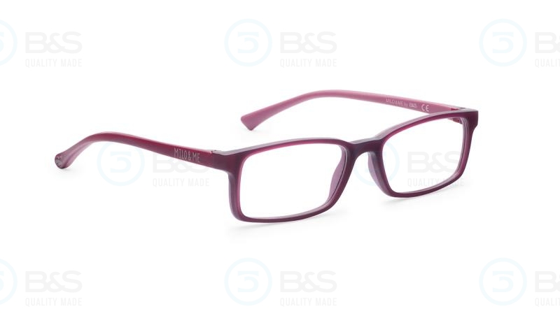  MILO & ME 2 - Sidney, dětské brýle vel. 46-15 mm, barva švestková / světle šeříková