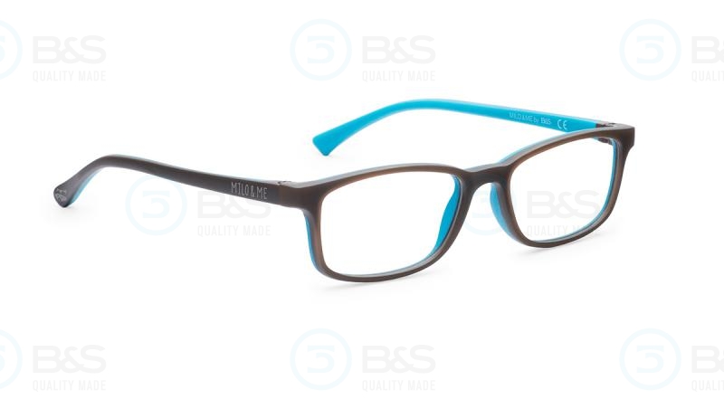  1206877 - MILO & ME 3 - Michele, dětské brýle vel. 45-15 mm, barva hnědá / světle tyrkysová