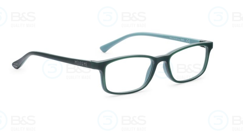  MILO & ME 3 - Michele, dětské brýle vel. 45-15 mm, barva lahvově zelená / světle zelená
