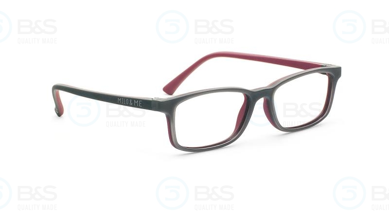  1206881 - MILO & ME 3 - Michele, dětské brýle vel. 47-15 mm, barva šedá / ostružinová