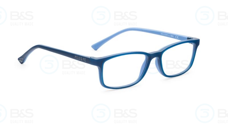  MILO & ME 3 - Michele, dětské brýle vel. 47-15 mm, barva tmavě modrá / světle modrá Denim