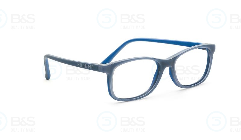  MILO & ME 4 - Alex, dětské brýle vel. 46-15 mm, barva šedo-modrá / tmavě modrá