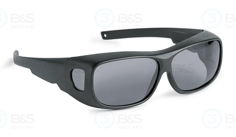  1207494 - sluneční brýle přes brýle, vel. 64x42 mm, černé