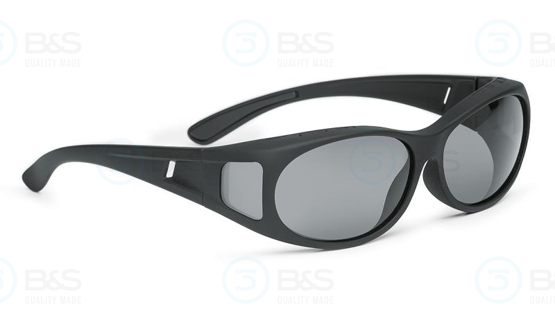  1207498 - sluneční brýle přes brýle, vel. 63x40 mm, černé