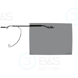 933011 - klip B&S Flip Up pro kovov obruby, ed, barva gun